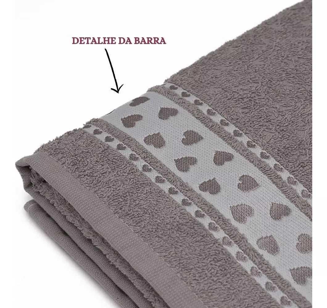 Toalha de Rosto Felpuda Jacquard Premium ...